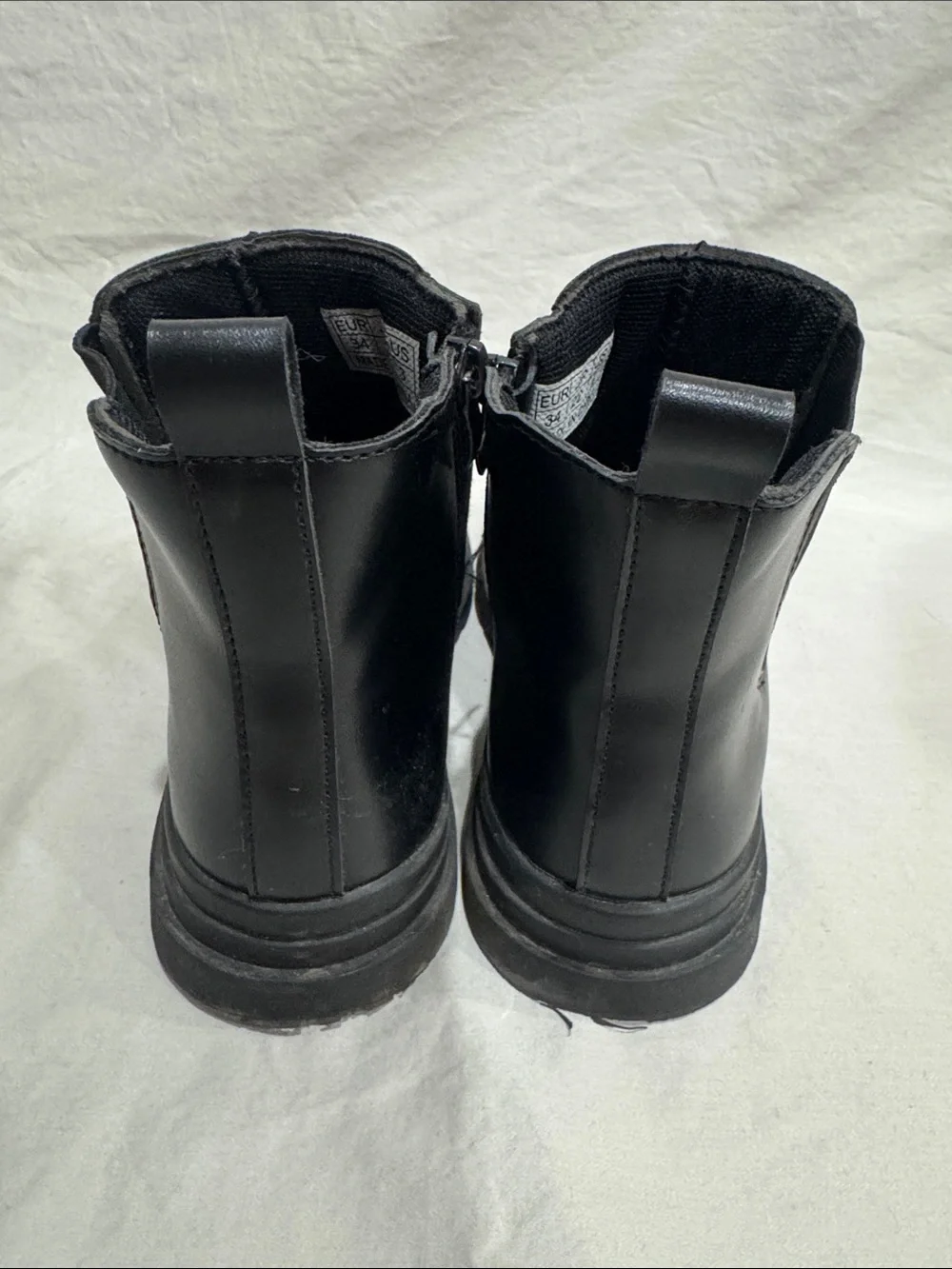 Kids Black Chelsea Boots - Classic Slip-On Style